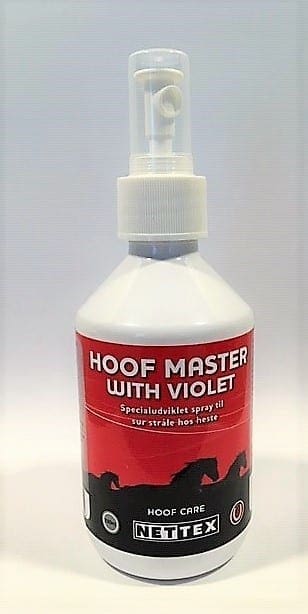 Hoof master with violet